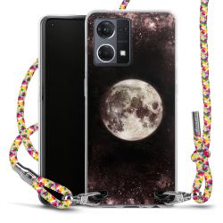 New Carry Case Transparent Stoff colourful/silber