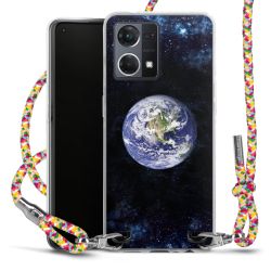 New Carry Case Transparent Stoff colourful/silber