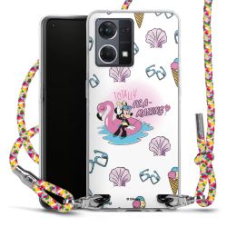 New Carry Case Transparent Stoff colourful/silber