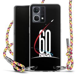 New Carry Case Transparent Stoff colourful/silber