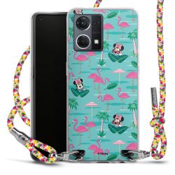 New Carry Case Transparent Stoff colourful/silber