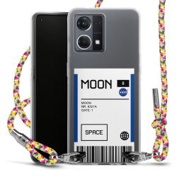 New Carry Case Transparent Stoff colourful/silber