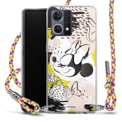 New Carry Case Transparent Stoff colourful/silber