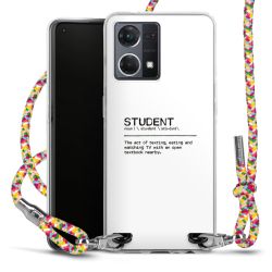 New Carry Case Transparent Stoff colourful/silber