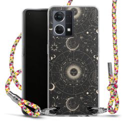 New Carry Case Transparent Stoff colourful/silber