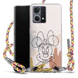 New Carry Case Transparent Stoff colourful/silber