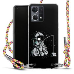 New Carry Case Transparent Stoff colourful/silber