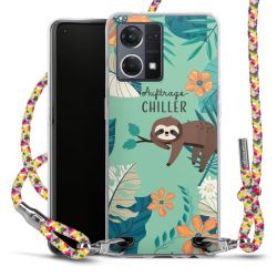 New Carry Case Transparent Stoff colourful/silber