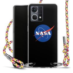 New Carry Case Transparent Stoff colourful/silber