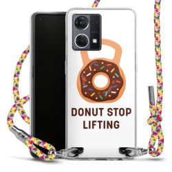 New Carry Case Transparent Stoff colourful/silber