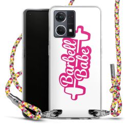 New Carry Case Transparent Stoff colourful/silber