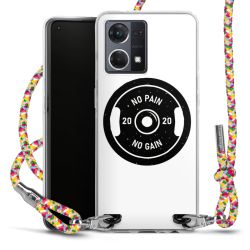 New Carry Case Transparent Stoff colourful/silber