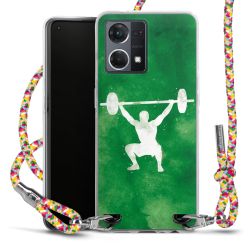 New Carry Case Transparent Stoff colourful/silber