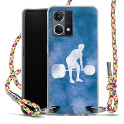 New Carry Case Transparent Stoff colourful/silber