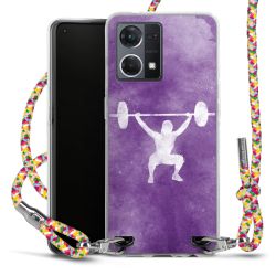 New Carry Case Transparent Stoff colourful/silber