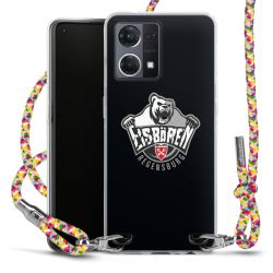 New Carry Case Transparent Stoff colourful/silber