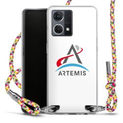 New Carry Case Transparent Stoff colourful/silber