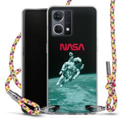 New Carry Case Transparent Stoff colourful/silber