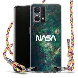 New Carry Case Transparent Stoff colourful/silber