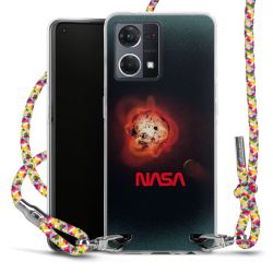 New Carry Case Transparent Stoff colourful/silber