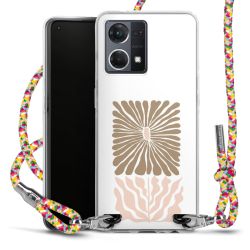 New Carry Case Transparent Stoff colourful/silber