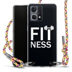 New Carry Case Transparent Stoff colourful/silber