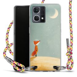 New Carry Case Transparent Stoff colourful/silber