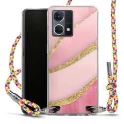 New Carry Case Transparent Stoff colourful/silber