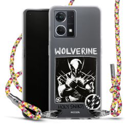 New Carry Case Transparent Stoff colourful/silber