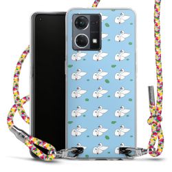 New Carry Case Transparent Stoff colourful/silber