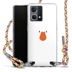 New Carry Case Transparent Stoff colourful/silber