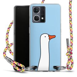 New Carry Case Transparent Stoff colourful/silber