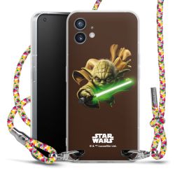 New Carry Case Transparent Stoff colourful/silber