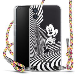 New Carry Case Transparent Stoff colourful/silber