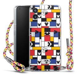 New Carry Case Transparent Stoff colourful/silber