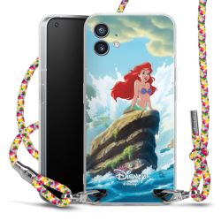 New Carry Case Transparent Stoff colourful/silber