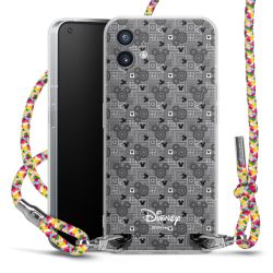 New Carry Case Transparent Stoff colourful/silber