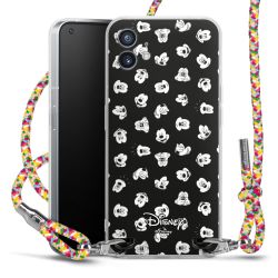 New Carry Case Transparent Stoff colourful/silber