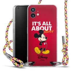 New Carry Case Transparent Stoff colourful/silber