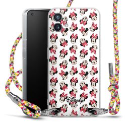 New Carry Case Transparent Stoff colourful/silber