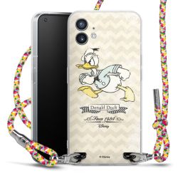 New Carry Case Transparent Stoff colourful/silber