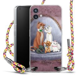 New Carry Case Transparent Stoff colourful/silber