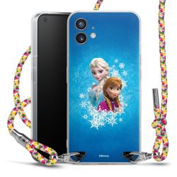 New Carry Case Transparent Stoff colourful/silber