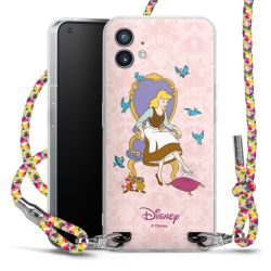 New Carry Case Transparent Stoff colourful/silber