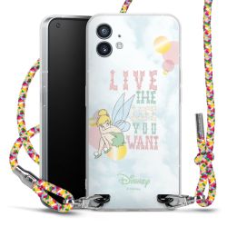 New Carry Case Transparent Stoff colourful/silber