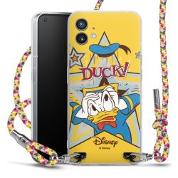 New Carry Case Transparent Stoff colourful/silber