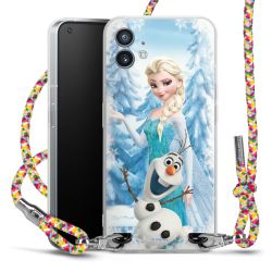 New Carry Case Transparent Stoff colourful/silber