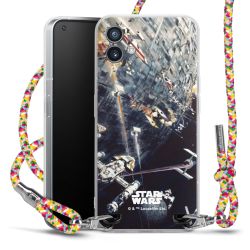 New Carry Case Transparent Stoff colourful/silber