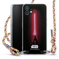 New Carry Case Transparent Stoff colourful/silber