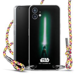 New Carry Case Transparent Stoff colourful/silber